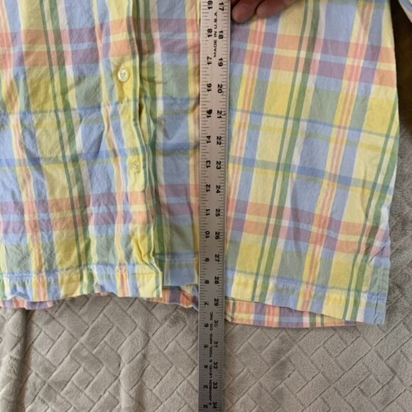 Blair Womens 2XL Dress Shirt Colorful Pastel Button Up Long Sleeve Collared - Picture 8 of 16
